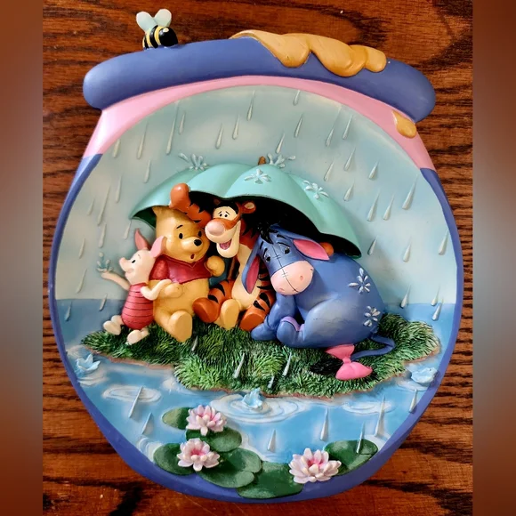 DISNEY Pooh's Hunnypot Adventures 3D Bradford Exchange Plates Vintage - Picture 2 of 7